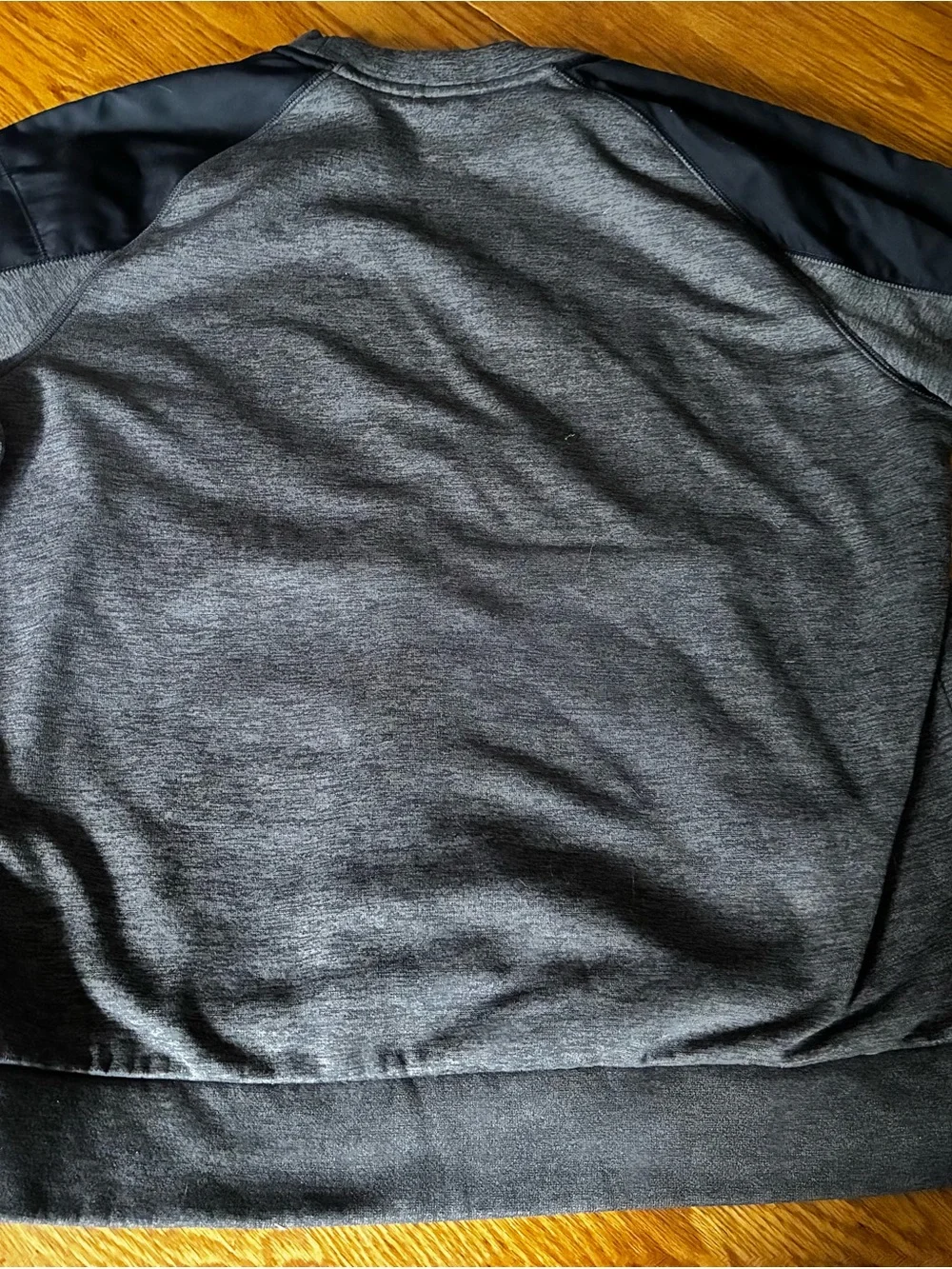 Nike Charcoal Gray and Black Men’s Therma/Fit Crew Sweatshirt